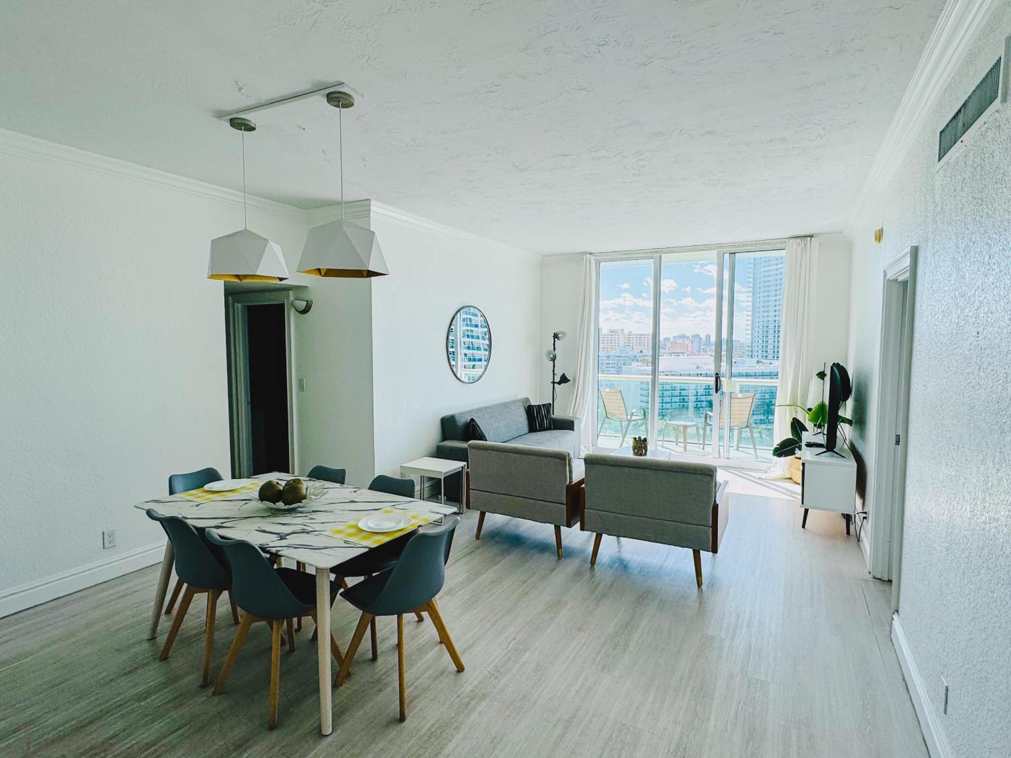 Miami Hollywood Great Two Bedroom Apartment With Channel View 006-22Bvic المظهر الخارجي الصورة